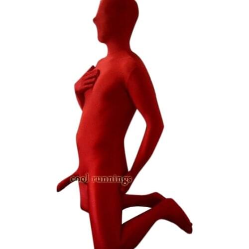 Adult Spandex Halloween Party Zentai Costume with Mens Penis Sheath Bodysuit ( note:doesn't come with the separate toes.)