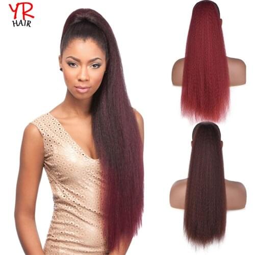 YR Curly Hair Ponytail Adjustable Band Wig Womens Comb Synthetic Ponytail Wig Women’s Daily Wear Realistic Wig