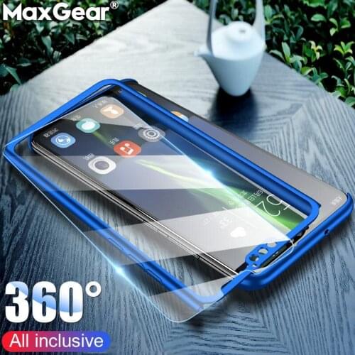 360 Full Cover+Glass Screen Protector For Xiaomi Redmi Note 10 Pro 10S 9S 8T 9 8 7 9T 9A 9C Mi 10T 10 Lite POCO X3 NFC Hard Case