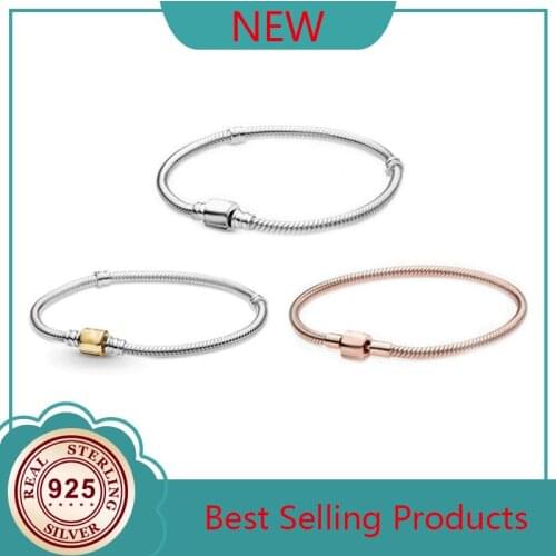 100% 925 Sterling Silver Spring Heart-shaped Heart Statement Adjustable Daisy Strap Bracelet Female