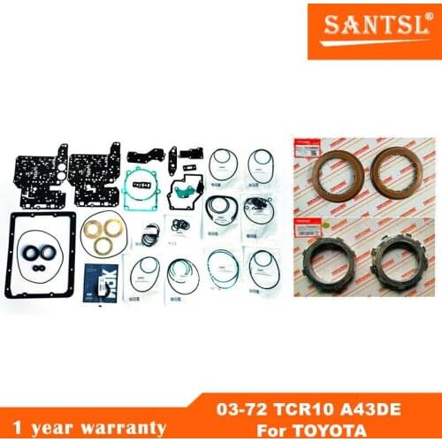03-72LE TCR10 A43DE A46DE A46DF Auto Transmission Master Rebuild Kit Overhaul For MITSUBISHI Car Accessories Transnation Parts