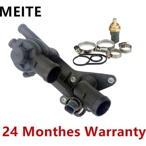 03C121111 03C 121 111 A Engine Thermostat Cooling Housing Assembly For Audi A3 VW Eos Golf Mk5 Jetta Seat Skoda 1.4TSI/1.6TSI