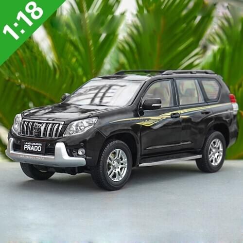 1:18 Toyota PRADO Alloy Model Car Static Metal Model Vehicles Original Box For Gifts Collection