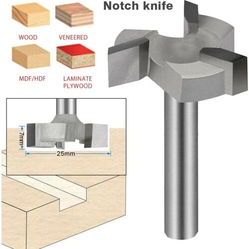 1/4" Shank Wood Milling Cutter Planing Tool Surfacing Flattening Router Bit Tipped Woodworking Tools