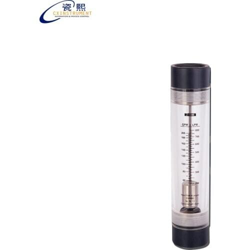 1/4"NPT/F 6-60 l/h flow range water rotor flow gauge