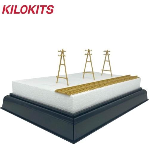 1/72 Scale 30x20cm EPS Foam with Plastic Base Landscape Building Kits The Standard Gauge Tracks Telegraph Poles