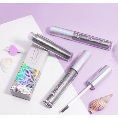 1 Pcs Mascara Ultra-fine Brush Head Shiny Eyelashes Natural Slender Curling Delicate Eye Makeup Cosmetics TSLM1