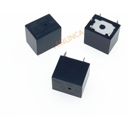 10pcs/lot 12VDC 20A SRA-12VDC-CL 5Pins SRA 12V T74 Mini Power Relay Automotive Relay