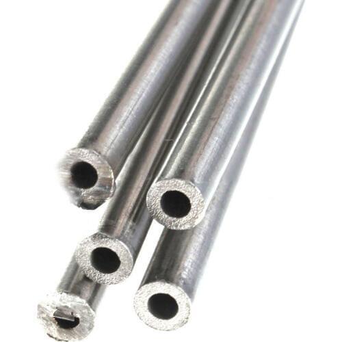 2pcs 4mm OD 3mm ID 304 Stainless Steel Capillary Tube 250/500mm Silver