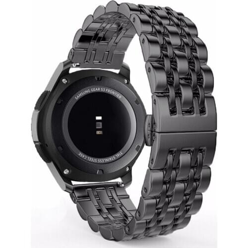 20mm 22mm Stainless Steel Band for Samsung Gear S3 S2 Galaxy Watch Band Wrist Strap Link Bracelet