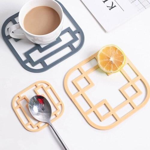 Anti-scald Heat Insulation Coaster Placemat Simple Dining Table Pad Kitchen Countertop Pot Pad Coaster Placemat