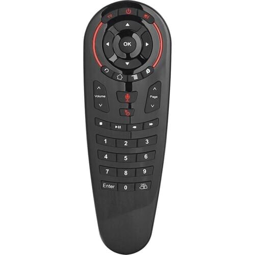New G30 2.4G Wireless Voice Air Mouse Remote Controller Gyro Induction Intelligent Remote Control for Set Top Box 165*55*25mm