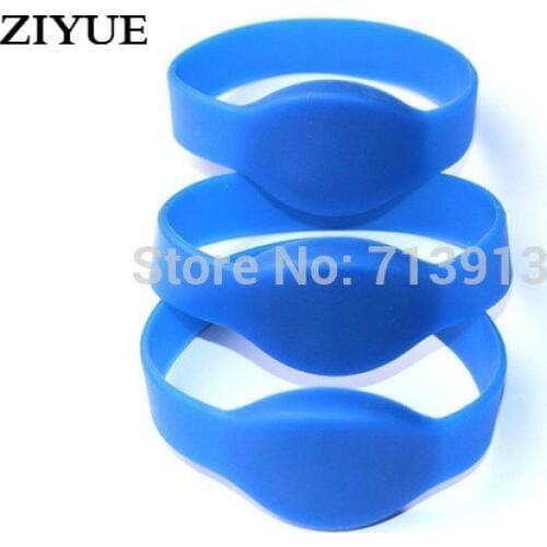 Free shipping (10pcs/lot) 125khz ID TK4100 card wrist band Bracelet bracelet lock key rfid wristband