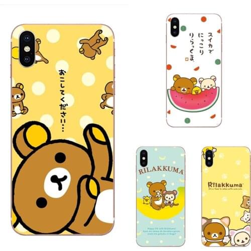 For Huawei Honor Mate 20 p40 lite pro 10i 20i 8S lite Y9 Y7 Y5 Prime 2019 2018 TPU Coque Cute Rilakkuma