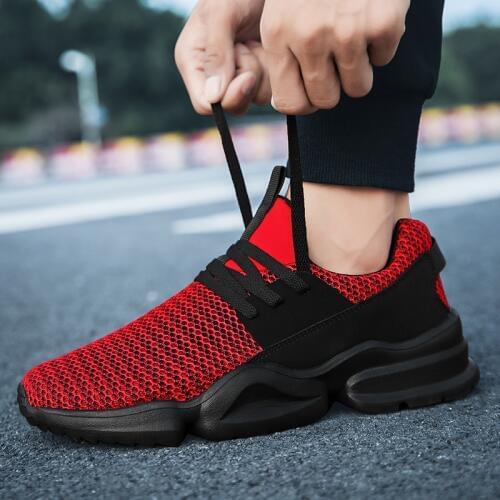 Damyuan Fashion Men Comfortables Breathable Non-leather Casual Lightweight Running Wear-resistant Gym Shoes Sneakers Jogging