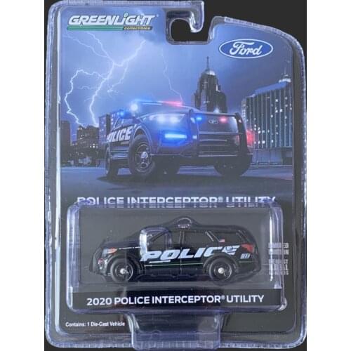 GREENLIGHT 1:64 2020 Police INTERCEPTOR utility Limited edition collection of die-cast alloy car models