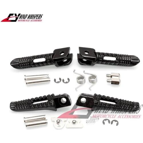 Motorcycle Front Rear Footrests Foot pegs For Suzuki GSR400 GSR600 GSXR600 GSXR750 GSXR1000 GSX1300R GSXR1300 B-king Hayabusa
