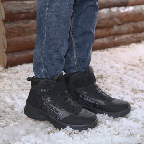 2020 new mens snow boots winter plus velvet warm mens shoes outdoor hiking sports thick-soled casual boots cotton shoes men