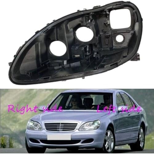 Headlight Base For Mercedes Benz S-Class W220 1999-2004 Headlamp House Car Rear Base Front Auto Headlight Back House