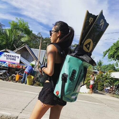 Stream Trail Dry Bag 40l 25l Oversized Big Waterproof Bag Backpack Flip Outdoor Foldable Man Women Beach Hiking Diving Bag swim