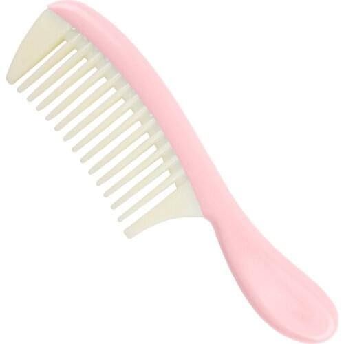 Durable Plastic Detachable Hair Der Comb Barber Wet Dry Styling Comb Wide Tooth Brush- No Snag//Static/Frizz