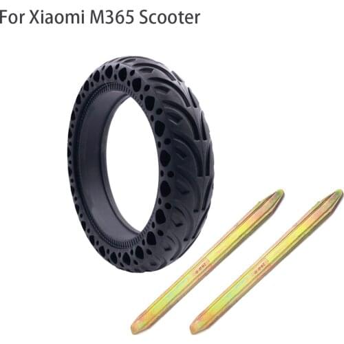 Electric Scooter Skateboard Tyre Solid Hole Tires Shock Absorber Non-Pneumatic Tyre For Xiaomi Mijia MI M365 Rubber Tyre Wheels