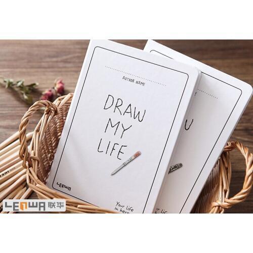 Cheng Jia Brand Thickened Simple Blank Notepad A5 Creative Diary Graffiti Sketchbook Random Send Diary Notebook