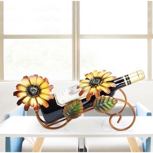 European-style simulation creative wine rack decoration modern simple personality wine bottle rack wine cabinet decoration