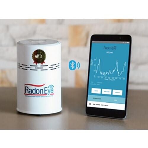 RD-200 FTlab Radon Eye Home Radon Detector real-time radon monitor bluetooth with sreen APP AC power