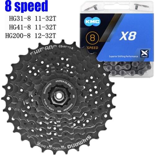 Bicycle Flywheel CS-HG31-8 8 Speed 11-32T Folding Mountain Bike Parts Suitable for M360 M310 M280 M410 k7 X4