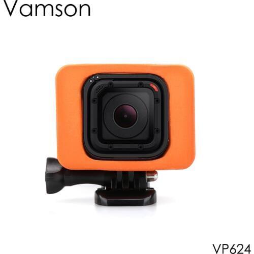 Vamson for Gopro Hero 5 Session 4s floaty Housing Cover Anti Sink Waterproof Sport Camera Accessories Mount for Go pro VP624