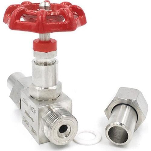 1/2" DN15 Thread J13W 160P SS304 High Pressure Needle Valve Female to Female Cut-off Valves Stainless Steel 304