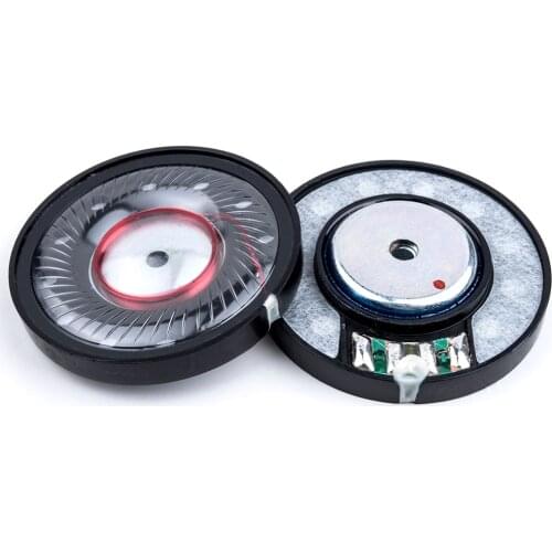 2PCS Hifi 40mm Headphone Speaker Unit Neodymium Headset Driver 112db Mid Bass Speakers Repair Parts For Headphones 2pcs