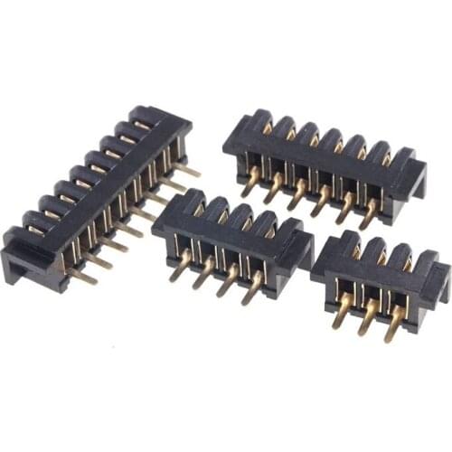 20pcs Blade Socket Battery Connector 2.5 mm Pitch 3 4 5 6 7 8 9 10 11 Position Right Angle Through Holes PCB Receptacle Female