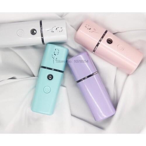 200pcs Mini Nano Sprayer Moisturizing Instrument USB Air Humidifier Facial Body Nebulizer Steamer Beauty Instrument