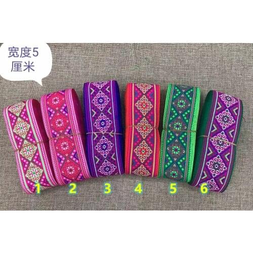 5cm ethnic style folk style nation style jacquard webbing,jacquard webbing,garment ribbon,shoes ribbon,bag ribbon,YY0701G