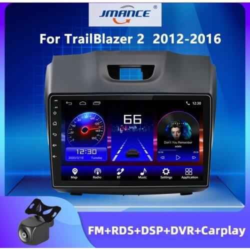 JMANCE For Chevrolet TrailBlazer 2 2012 - 2016 Car Radio RDS FM/AM Carplay Multimedia Video Player Navigation No 2din 2 Din DVD