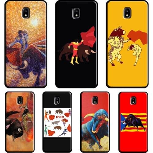 Bullfight Bull Fight For Samsung Galaxy J3 J5 J7 2016 A3 A5 2017 A6 A8 J4 J6 Plus J8 J2 Core 2018 Phone Cover