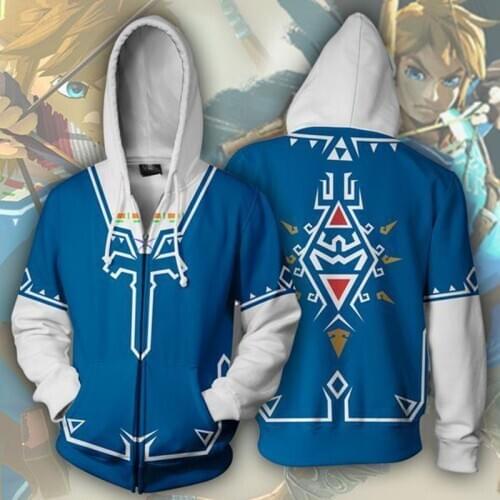 3 To 14 Years Kids Hoodies The Hyrule Fantasy Breath of the Wild Sweatshirt Boys Girls Casual Outerwear Jacket Coat Teen Clothes