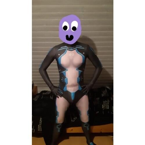 Hyperdimension Neptunia Cosplay Costume Game Superhero Zentai Suit Halloween Bodysuit