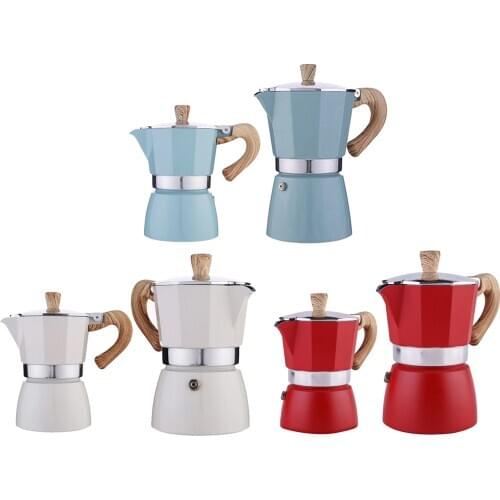 Coffee Moka Maker Italian Moka Espresso Cafe Percolator Pot Stovetop Coffee Maker Stove Top Turkish Percolator Presser Stainless