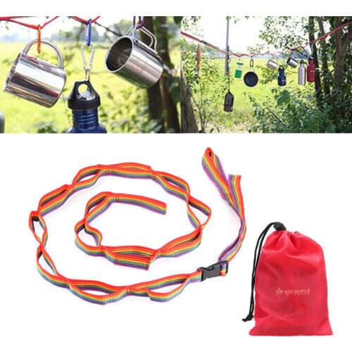 Colorful Tent Hang Lanyard Tent Rope Cord for Outdoor Camping Hiking Garden Accessories Camping Equipment