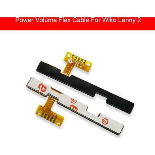 Best quality Genunie switch on off power flex cable For Wiko lenny 2 lenny2 volume control flex cable lock screen button