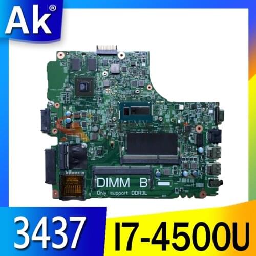 Brand new For DELL Inspiron 3437 5437 Laptop Motherboard I7-4500U GT720M/2G CN-0YFVC4 12314-1 DOE40-HSW PWB:VF0MH REV:A00