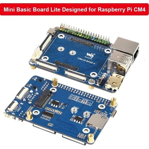 Mini Base Board Lite Raspberry Pi Compute Module 4 for Evaluating Basic Expansion Board Lite Designed for Raspberry Pi CM4