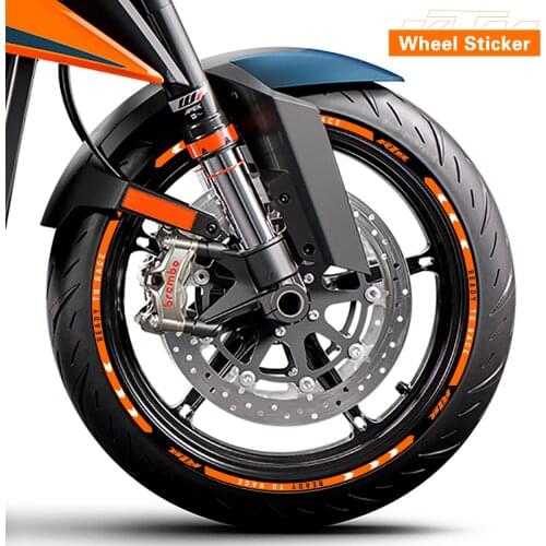 Ready To Race Wheel Stickers For Ktm Duke 790 890 990 390 Rc390 690 1190 1290 Super Adventure Wheel Rim Decals