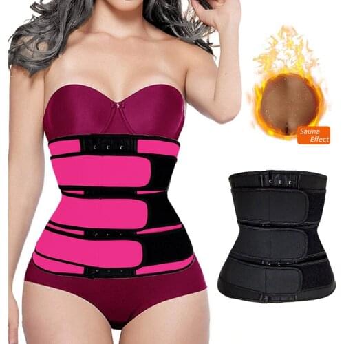 Neoprene Sweat Waist Trainer Body Shaper Tummy Corset Slimming Belt Shapewear Weight Loss Belly Band Sports Girdles Workout Belt
