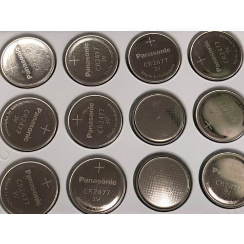 15pcs/lot New For Panasonic CR2477 3V CR 2477 High Performance High Temperature Resistant Button Coin Battery Cell Batteries