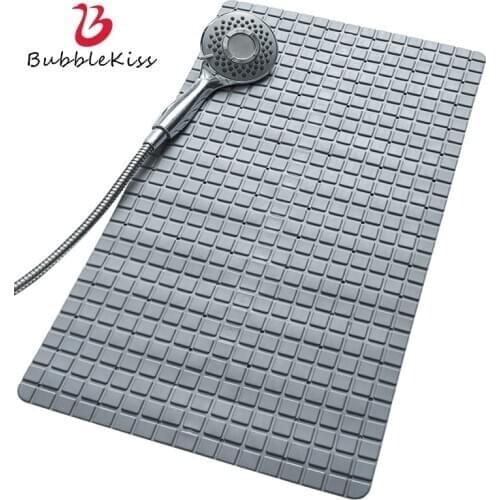 Bubble Kiss Bath Mats Solid Color PVC Bathroom Carpet Home Waterproof Anti Slip Area Rugs Can Be Spliced Easy Clean Foot Pad