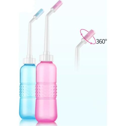 560ML Handheld Bidet Shower for Woman Portable Pregnant Vaginal Douche Device Vulva Flusher Baby Ass Cleaning Hygiene Sprayer